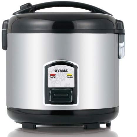 Oyama CFS-F18B 10 Cup Rice Cooker Stainless Black 