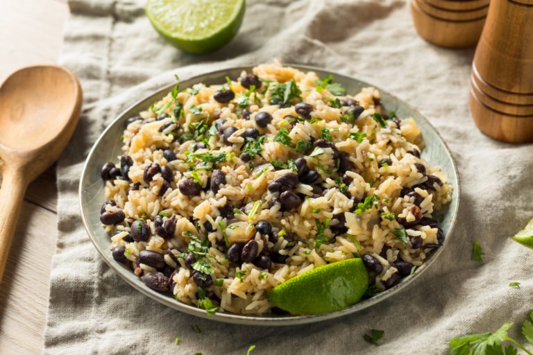 Homemade Mexican Black Beans and Rice