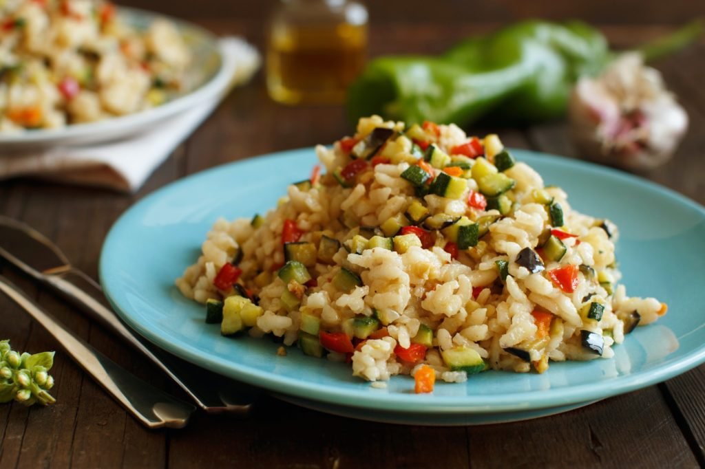 Risotto with vegetables