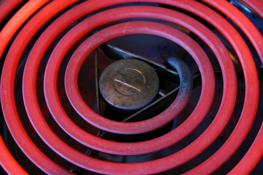 Red Hot Electric stove coils