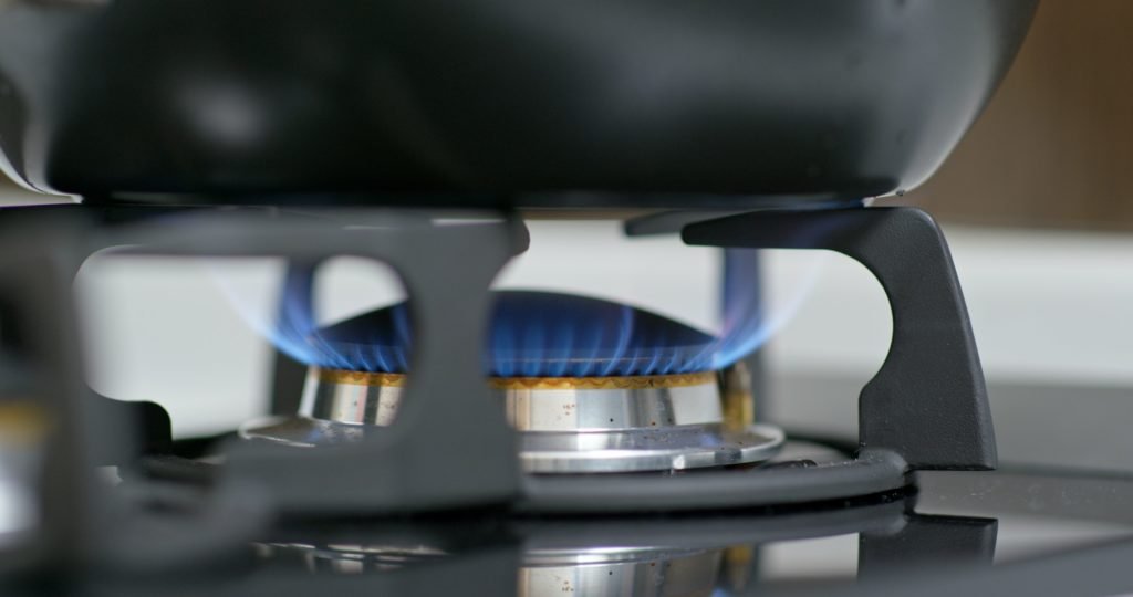 Stove top burner igniting