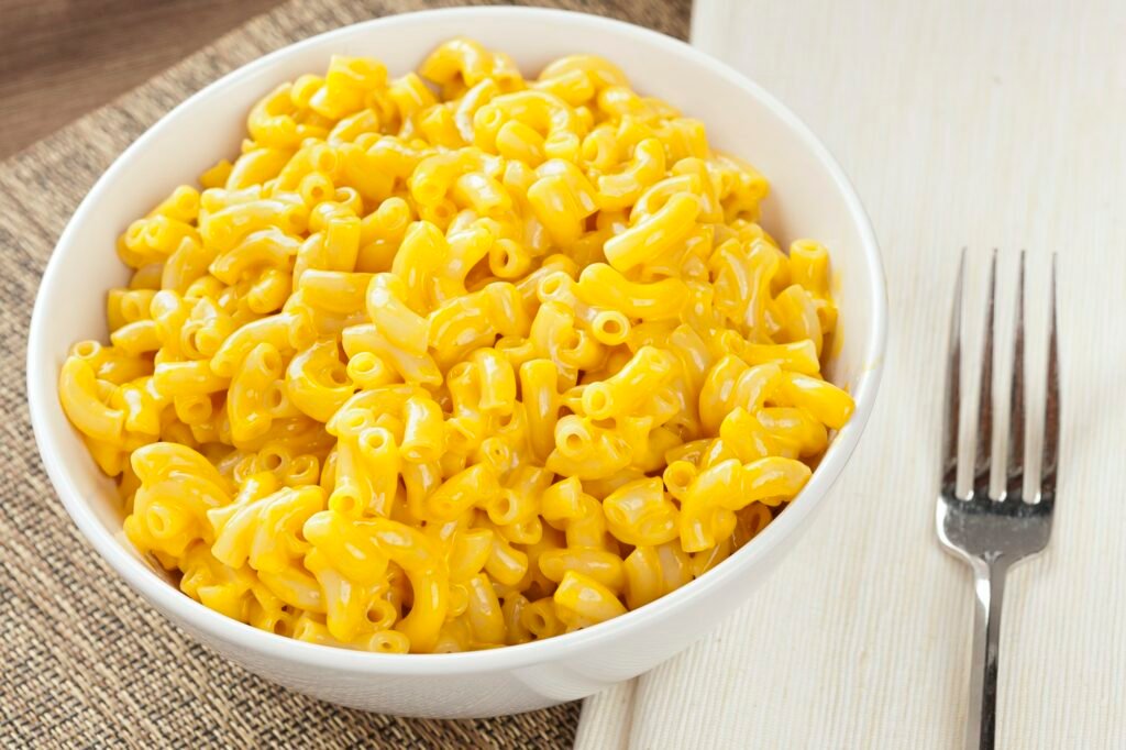 Macaroni and Cheese in a bowl