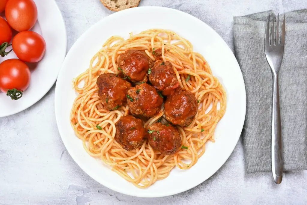 Meatballs and spaghetti