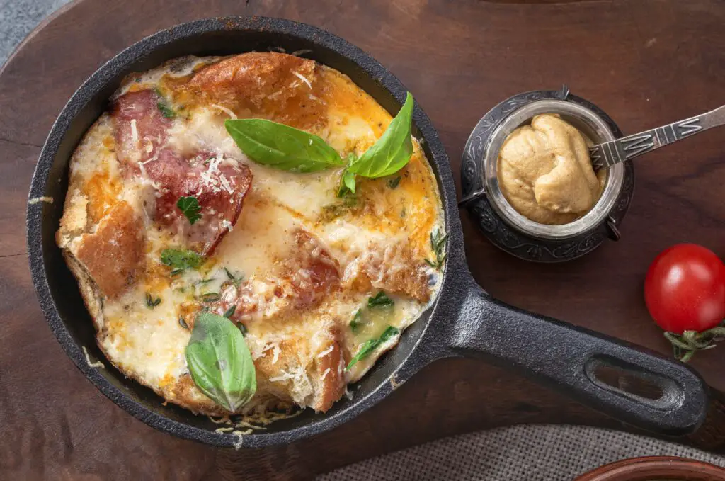 Frittata with sausage