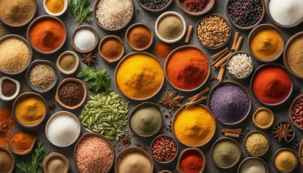 Rice Spices and Flavors