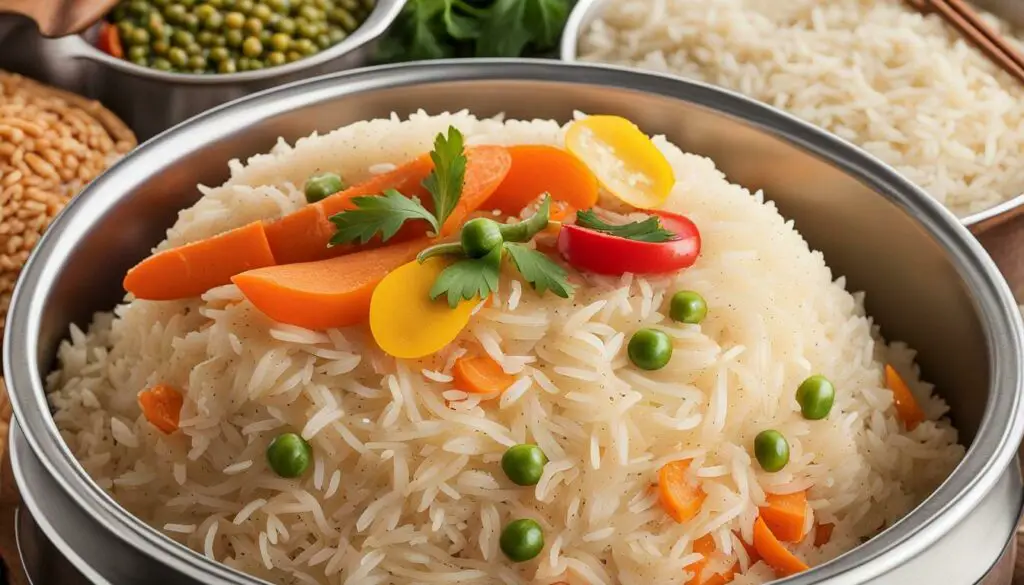 Rice cooker with Veg Biryani
