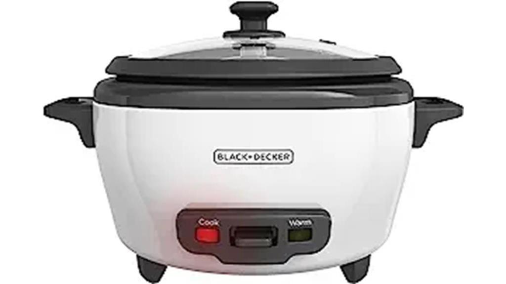 6 cup rice cooker with steaming basket