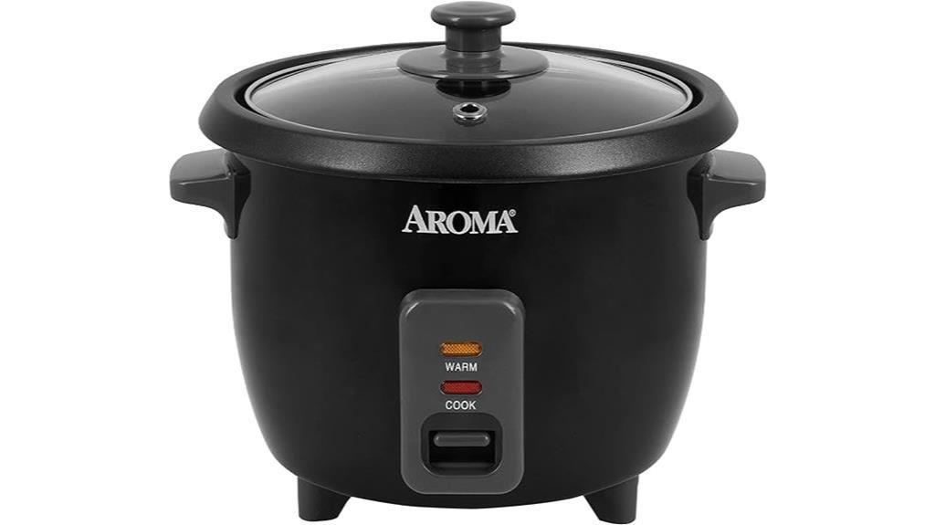 aroma rice cooker with 1 5qt capacity