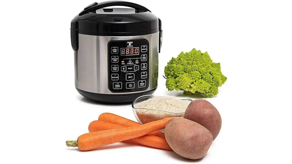 versatile electric multicooker with pre programmed settings and steamer