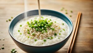 congee with leftover rice