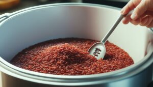 how to cook red rice in a rice cooker