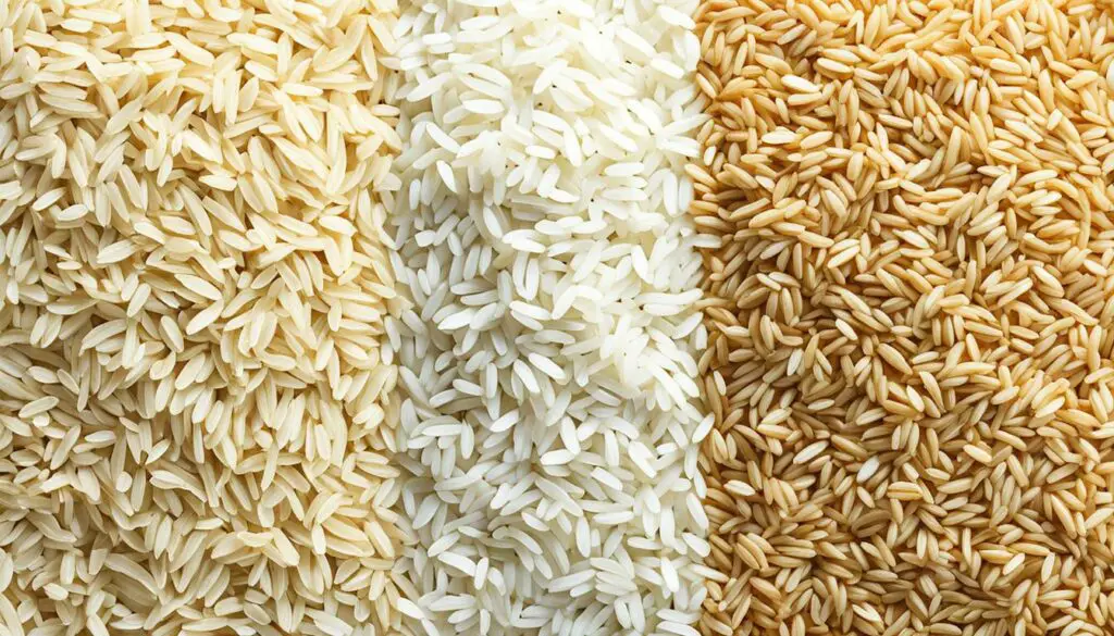 nutritional comparison of white and brown rice