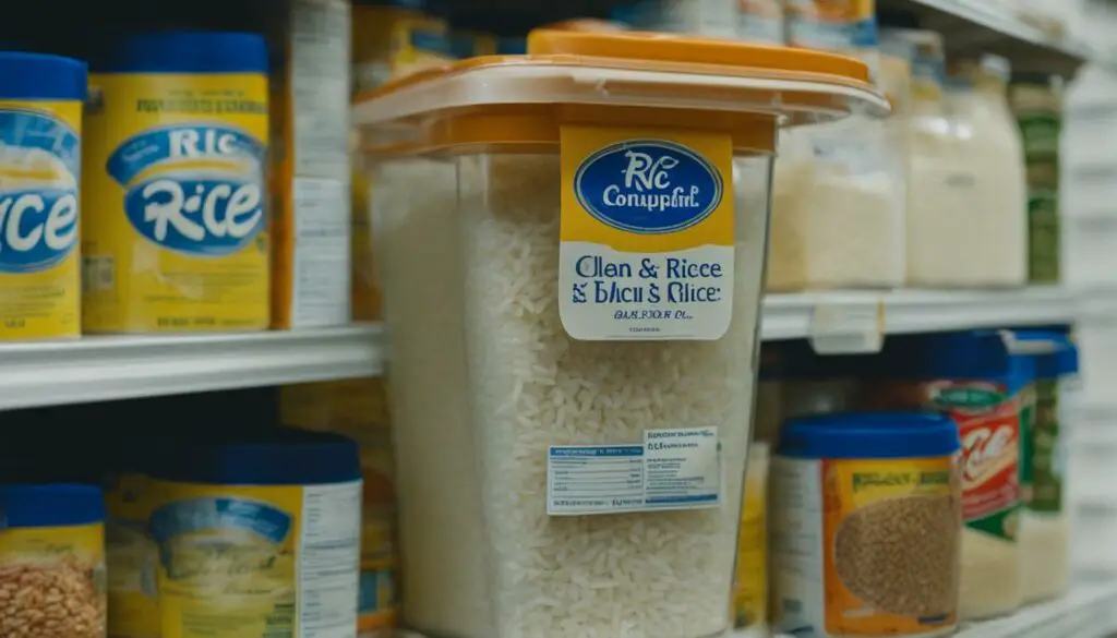 storing rice for long-term freshness