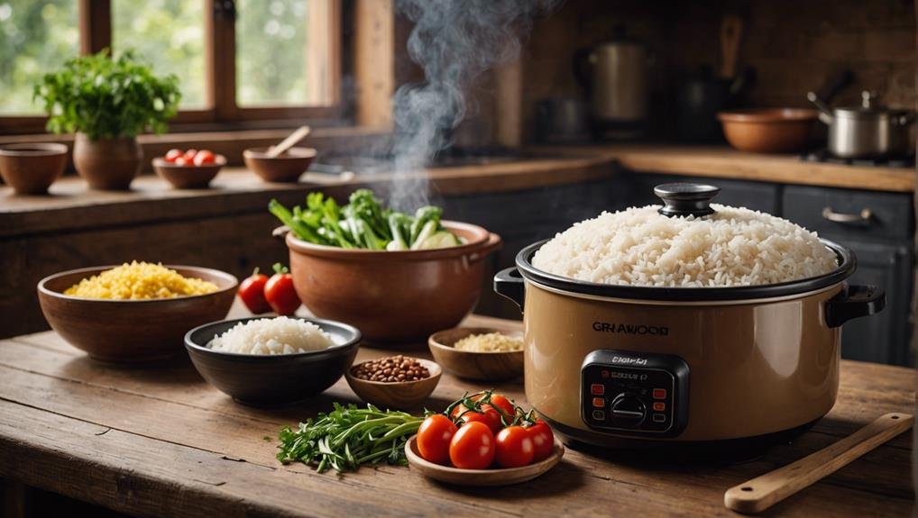 perfecting rice cooking process