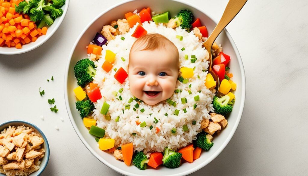 Baby-friendly rice meals