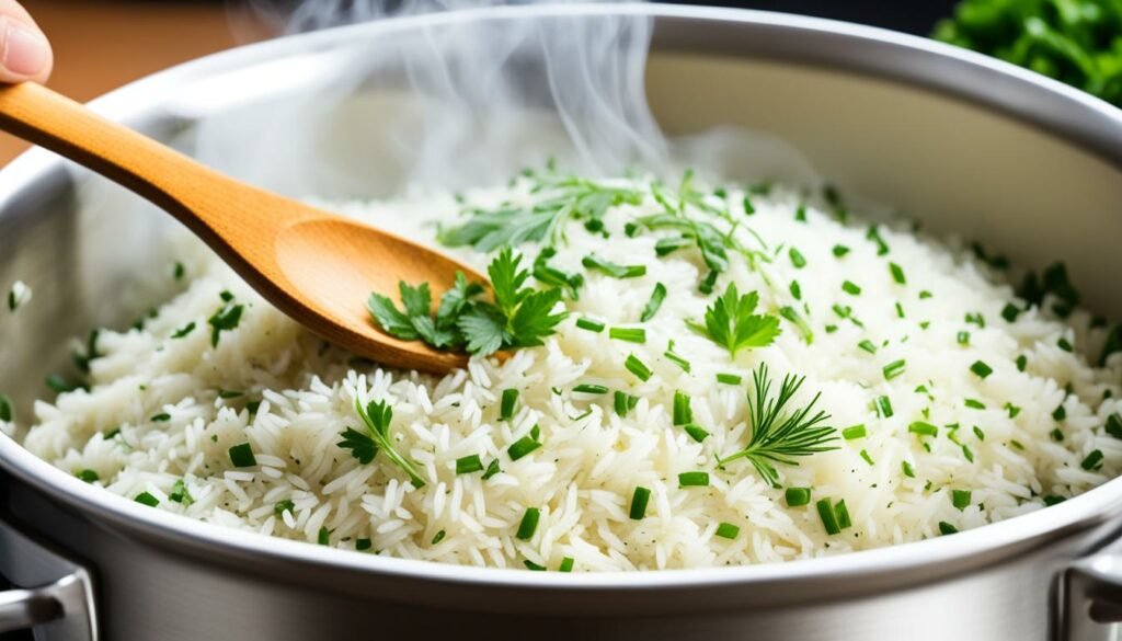 Herb-infused rice recipes