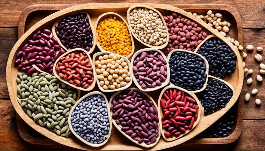 Various bean varieties for cooking