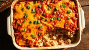 comforting mexican casserole dish