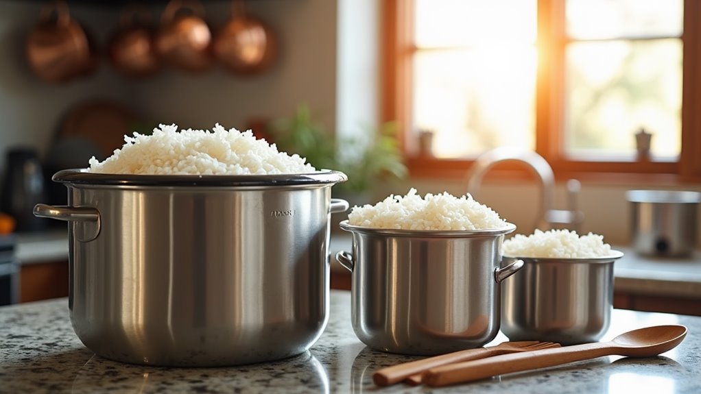 rice cooker family sizing