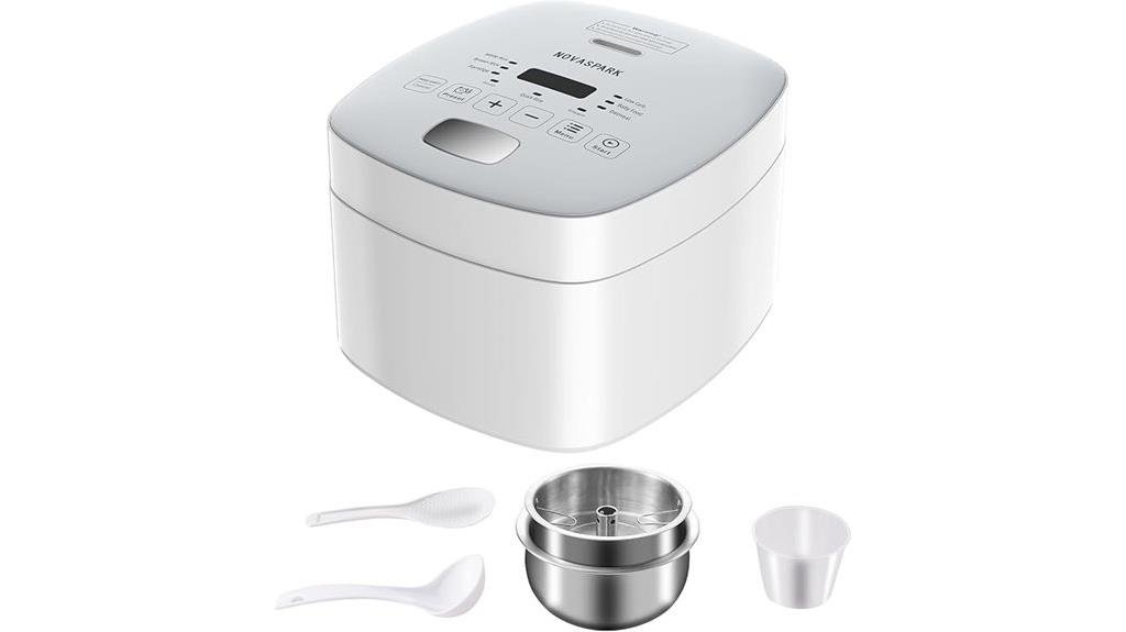 Novaspark Low Carb Rice Cooker Review - Rice Cooker Junkie