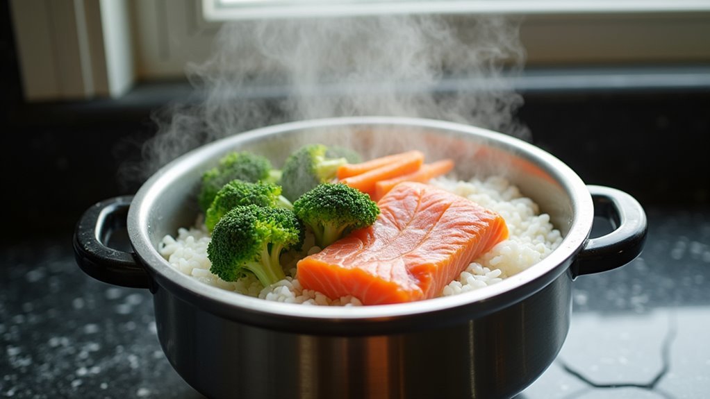 two level steaming system