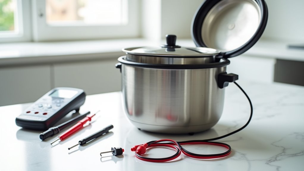 testing rice cooker fuse