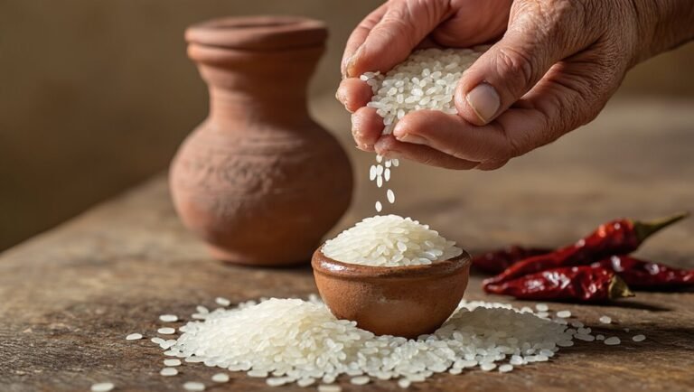 rice absorbs salt moisture
