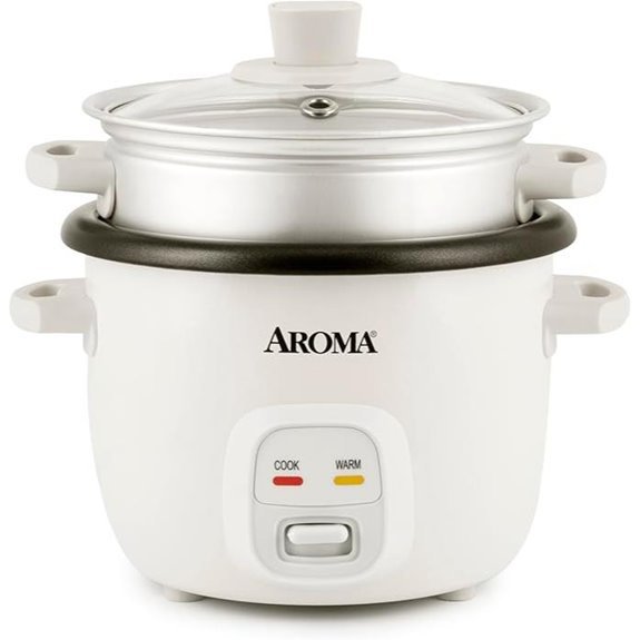 AROMA 1-Quart Rice Cooker & Steamer