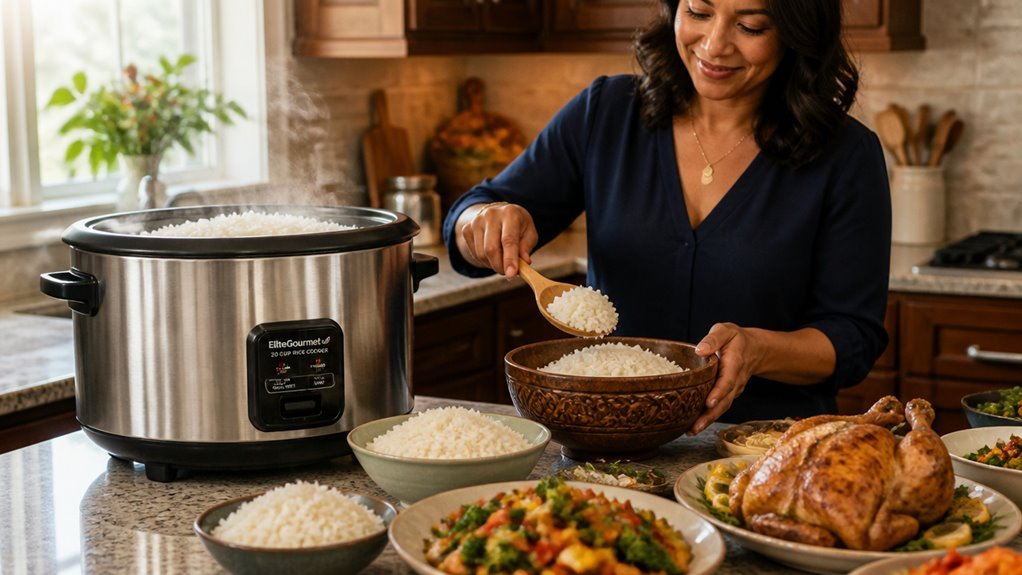 elite gourmet 20 cup stainless steel pot