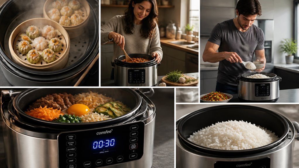 versatile compact asian multi cooker